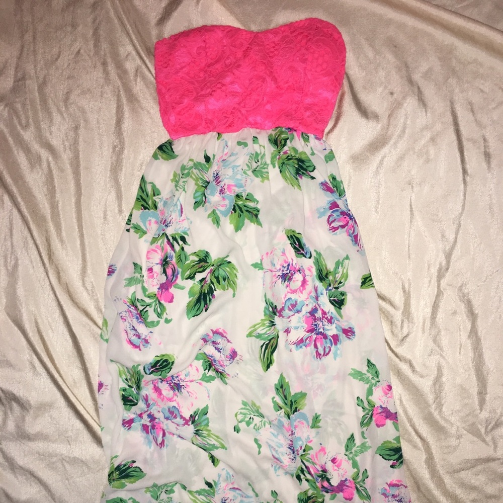Long floral dress